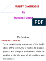 Community Diagnosis