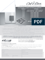 Manual CALOREX DEPOSITO ELECTRICOS