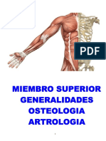 Cuadernillo 4 Miembro Superior Generalidades Osteologia Artrologia