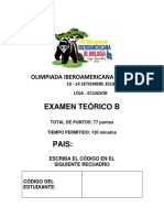 2018 OIAB EXAMEN TEORICO B - Espanol Con Respuestas