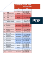 Horarios Semestre Actual