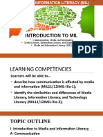 1.MIL 1. Introduction To MIL (Part 1) - Communication, Media, Information, Technology Literacy, and MIL - PPTX Version 1