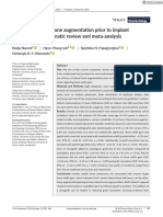 J Clinic Periodontology - 2019 - Naenni - Efficacy of Lateral Bone Augmentation Prior To Implant Placement A Systematic