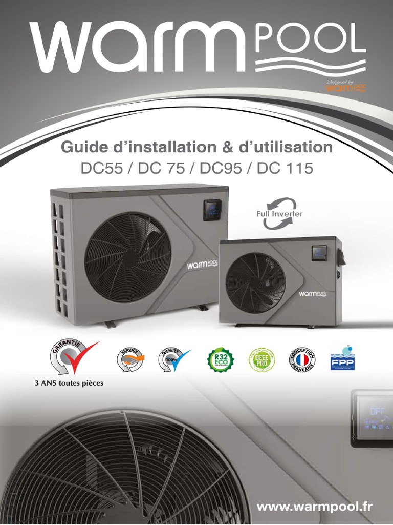 Guide Installation Pompe Chaleur Gamme DC Inverter Warmpool | PDF ...