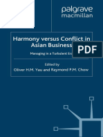 Harmony Versus Conflict in Asian Business: Oliver H.M. Yau and Raymond P.M. Chow