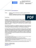 Concepto No 2020ER0035785 Del 20 de Abril de 2020 y 2020ER0036175 21 de Abril de 2020