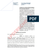 Casacion-176-2020-Cusco - Requisitos para Valorar Declaraciones de Testigos Que No Acudan A Juicio Oral