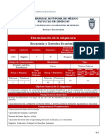 Temario Economía y Derecho Económico