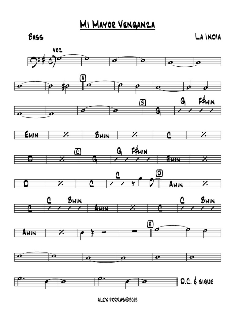 La India Mi Mayor Venganza BASS PDF