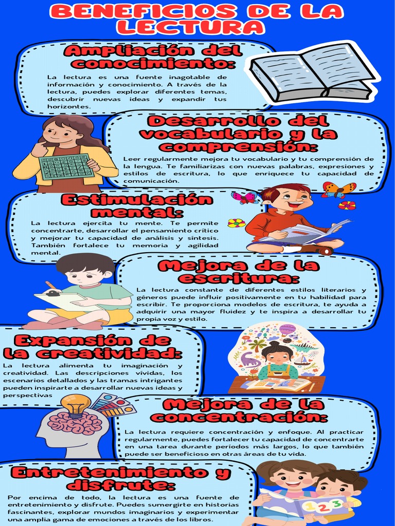 Beneficios de la Lectura en la Vida | PDF | Creatividad | Mente
