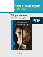 PLAN LECTOR. El Lugar Secreto. Texto - Jaime Herrera D Arcangeli