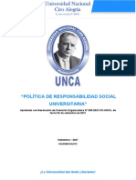 Politica de Responsabilidad Social Universitaria 11 Oct