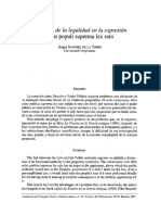 El Objeto de La Legalidad en La Expresión Salus Populi Suprema Lex Esto - Ángel Sánchez (1997)