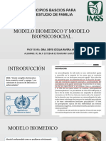 Modelo Biomedico y Modelo Biopsicosocial