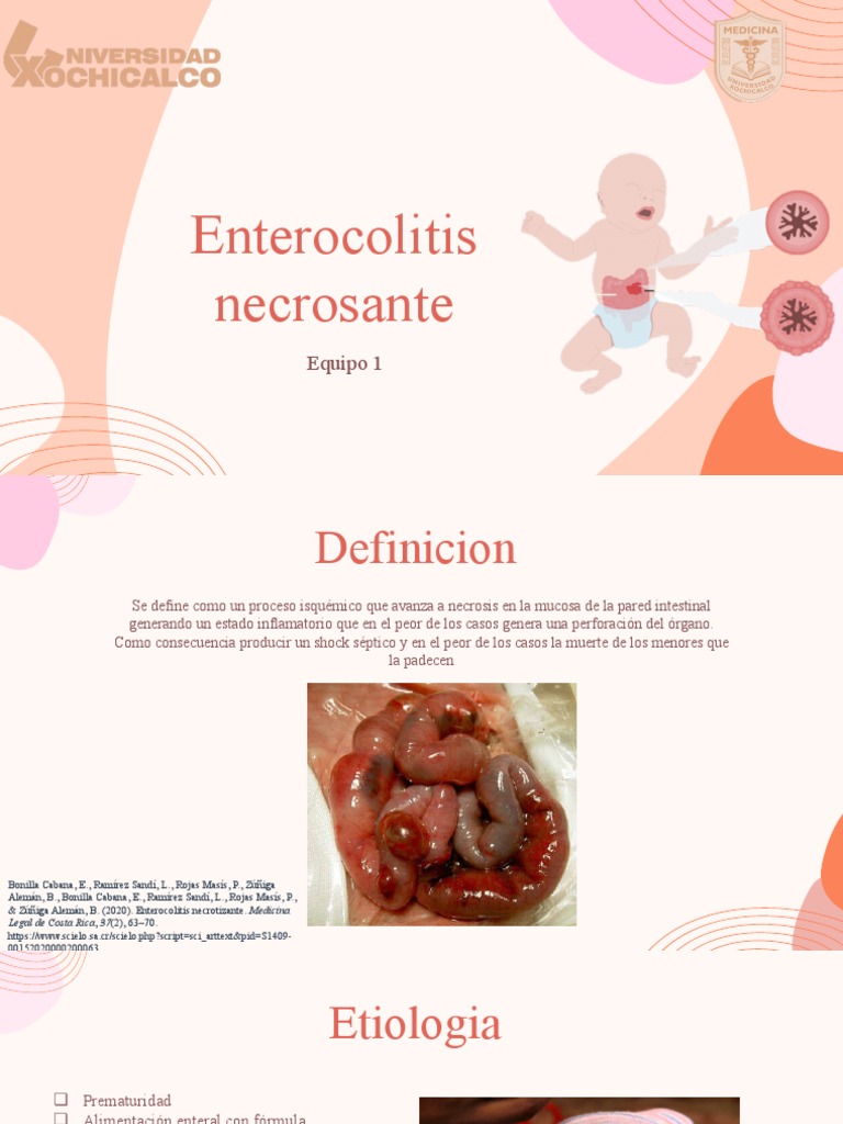 Enterocolitis Necrosante | PDF | Parto prematuro | Diarrea