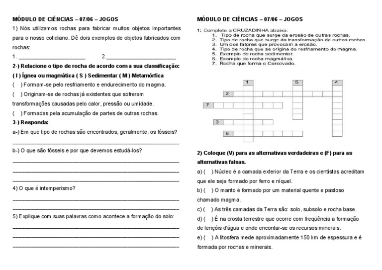 Modulo 6 Ano Jogos | PDF