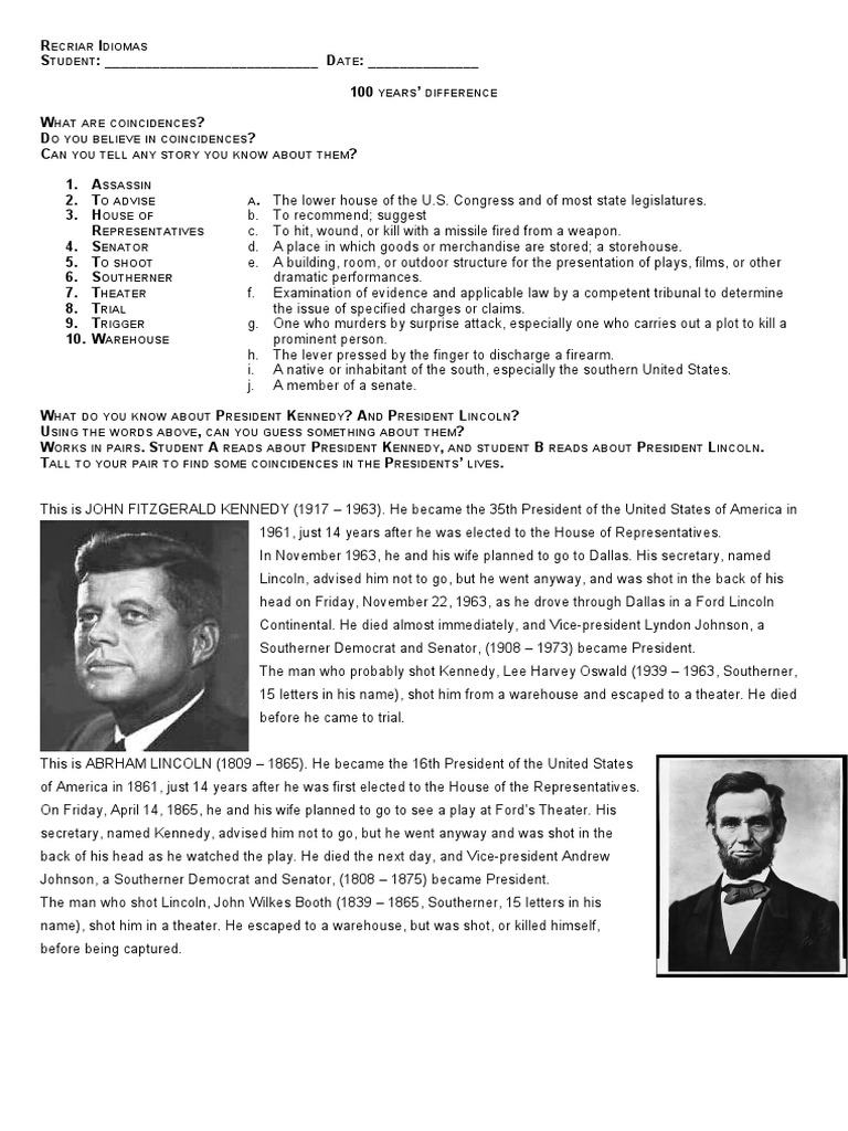 100 Years | PDF | John F. Kennedy | Assassination Of John F. Kennedy