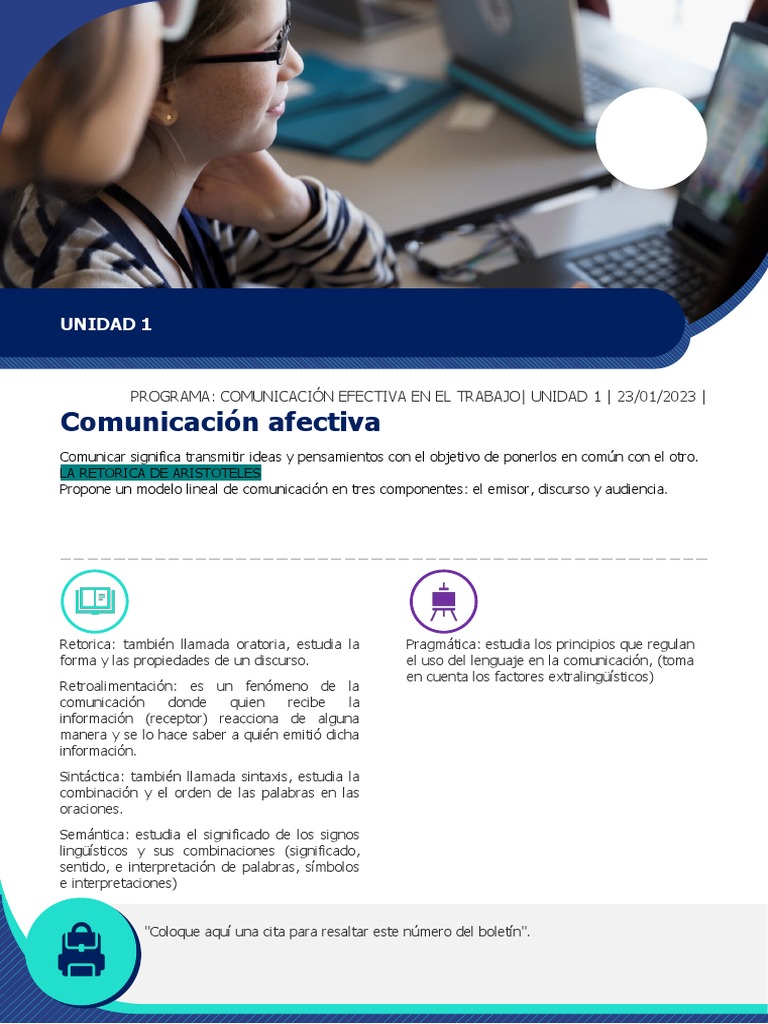 Claves para una Comunicación Efectiva | PDF | Comunicación ...