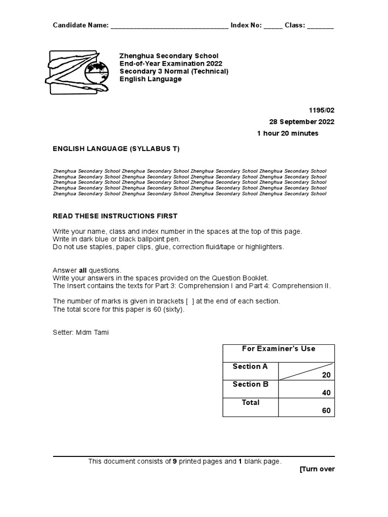 zhenghua-secondary-school-end-of-year-examination-2022-secondary-3