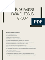 Focus Group 1