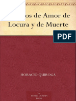 Horacio Quiroga - Cuentos de Amor de Locura y de Muerte