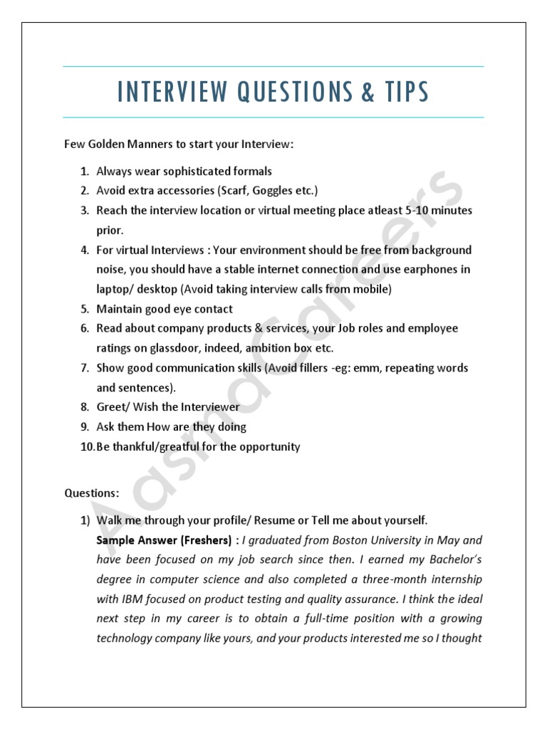 24 July Learning Interview Questions Pdf Aasma Careers Pdf