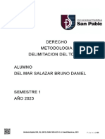 Derecho Metodologia Delimitacion Del Topico Alumno Del Mar Salazar Bruno Daniel