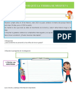FICHA CT. ¿Por Qué La Tierra Se Mueve