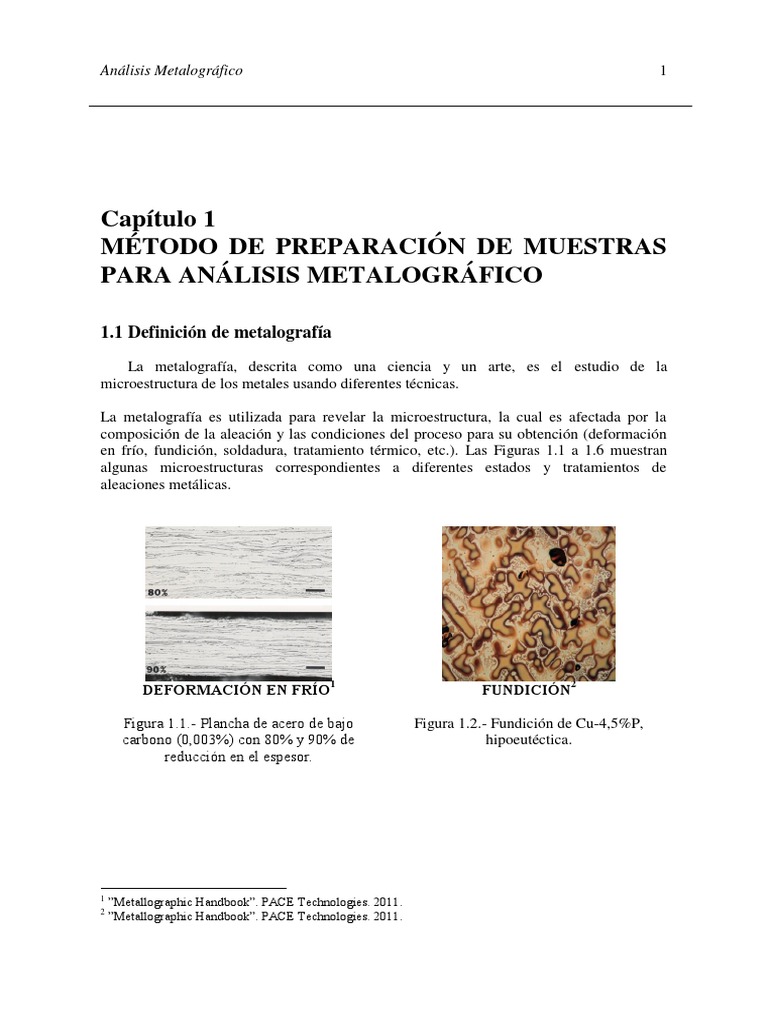 Metalografia Capitulo 01 Teoria | PDF