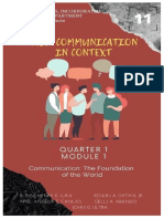 Oral Communication (Module 1 - Final)