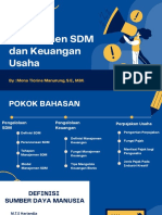 Manajemen SDM Dan Keuangan Usaha
