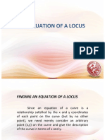 Day 5 - Locus of A Point