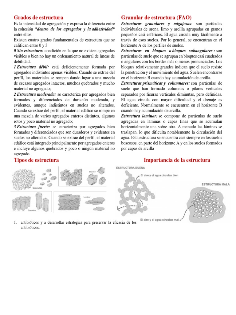 Estructura Del Suelo | PDF | Suelo | Geografía Física