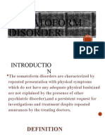 Somatoform Disorder