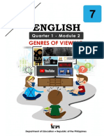 English7 Q1 M2 Genres of Viewing Version 3