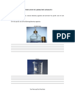 Identification of Laboratory Apparatus