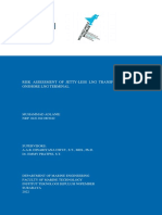 Risk Assessment of Jetty-Less LNG Transfer System For Onshore LNG Terminal