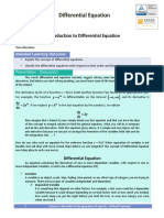 The Rise of Differential Equation