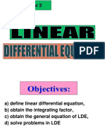 Chapter 3 Linear Differential Equation