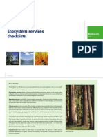 Ecosystem Services Checklists