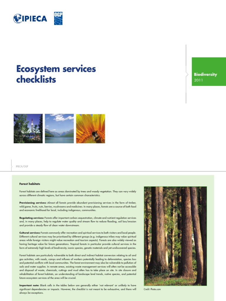 Biodiversity Guidance for Oil and Gas | PDF | Deforestation | Forests
