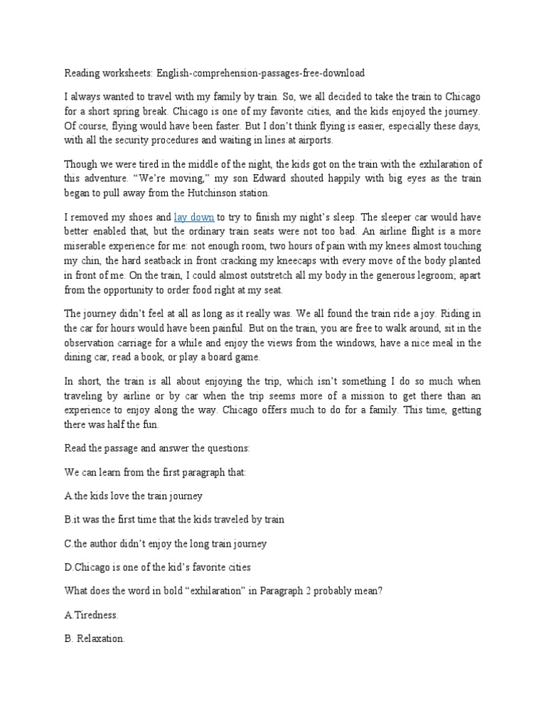 Reading Worksheets | Download Free PDF | Goal | Satellite
