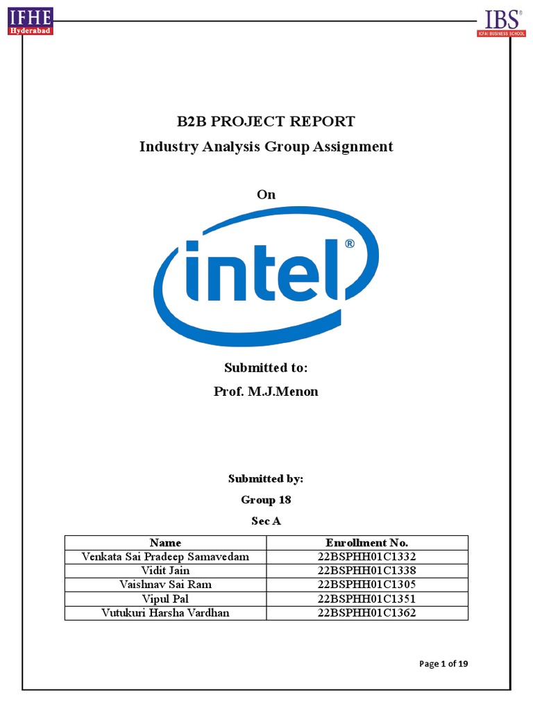 B2B Computer Hardware Market Analysis | PDF | Intel | Marketing