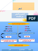 المعرب والمبنى من الأسماء