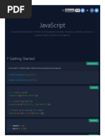 JavaScript Cheat Sheet & Quick Reference