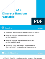 Unit 2 Lesson 3 Variance of Random Variable