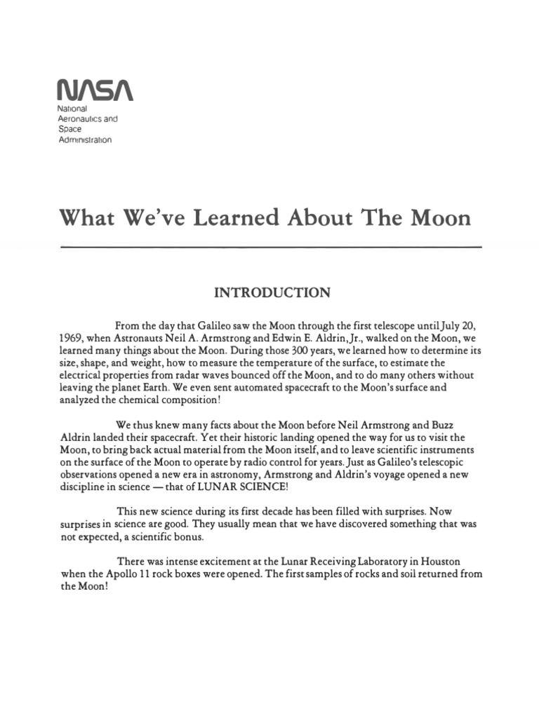 What we ve learned about the moon download free pdf moon rock