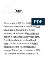 Tehri Dam - Wikipedia