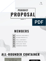 Product Proposal