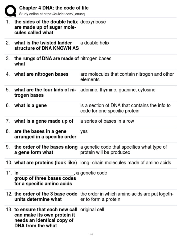 The Code of Life | PDF